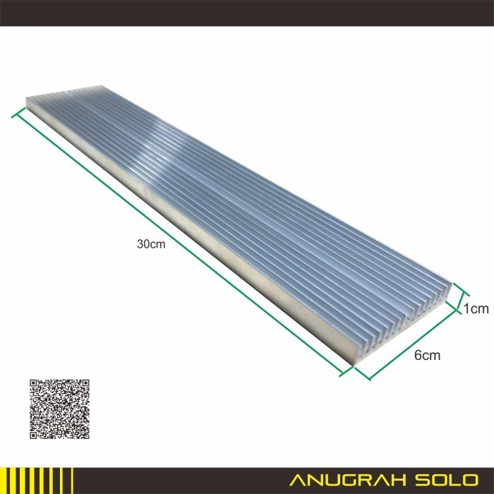 Ready oke] Heat Sink 30cm * 6cm * 1cm Heatsink Aluminium Heatsink 300x60x10mm