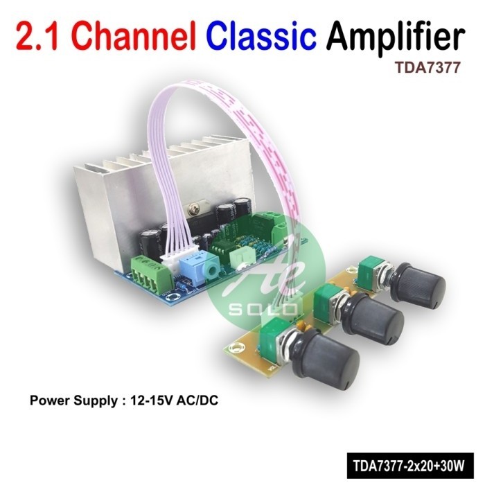 ] Classic 2.1 Amplifier TDA7377 2x20W - 30W Amplifier Board