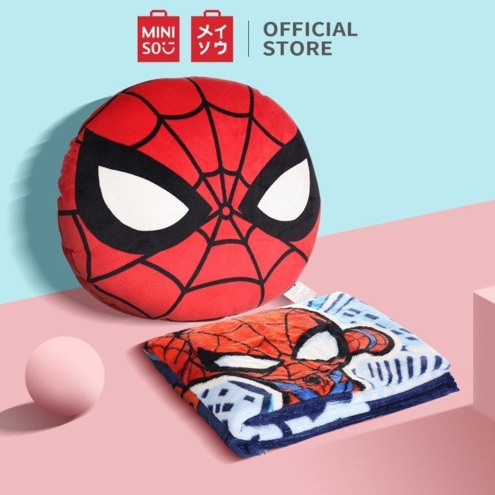 Ready miniso bantal selimut marvel