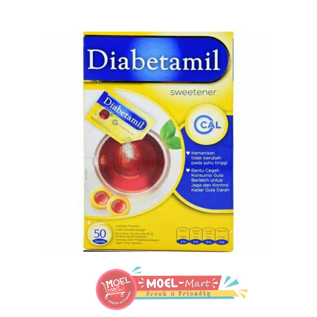 

DIABETAMIL Sweetener 50 Sachet x 1gr