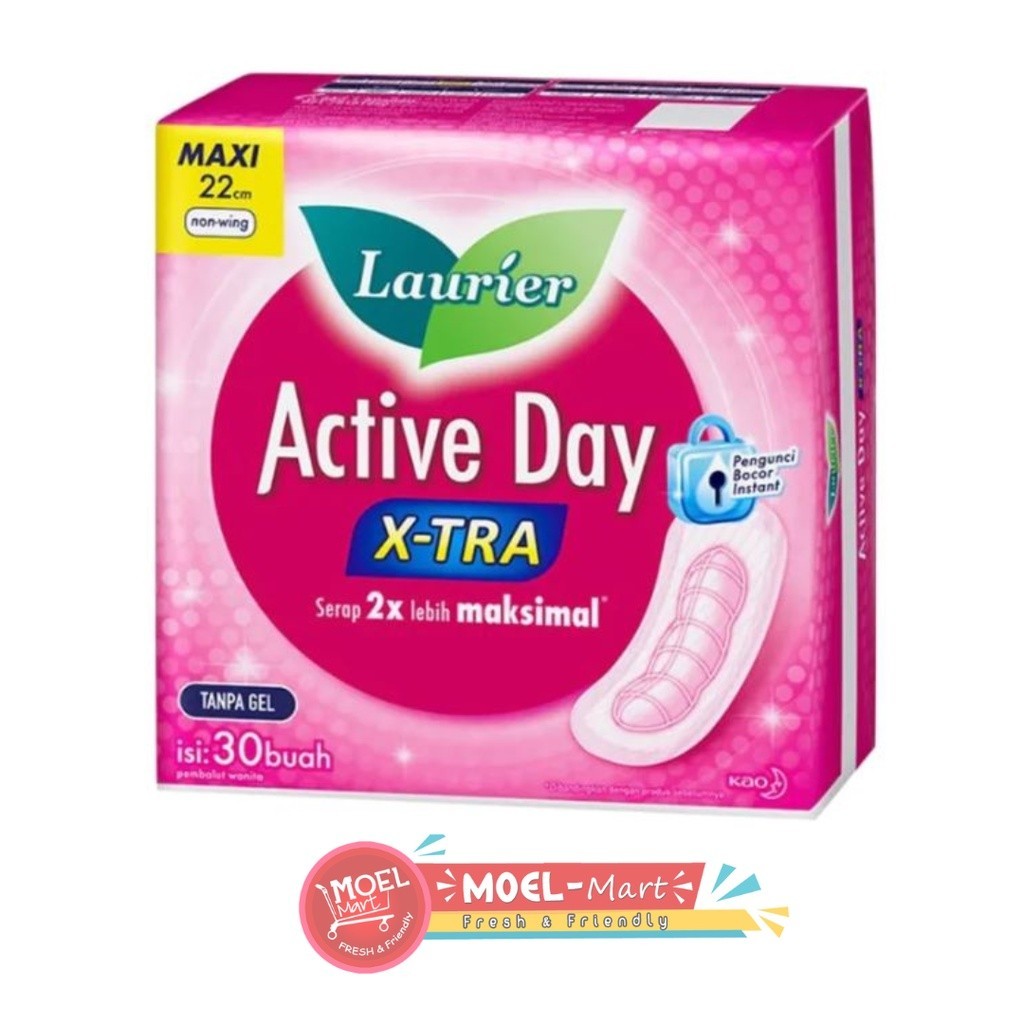 LAURIER Active Day Super Maxi Isi 30 Pads