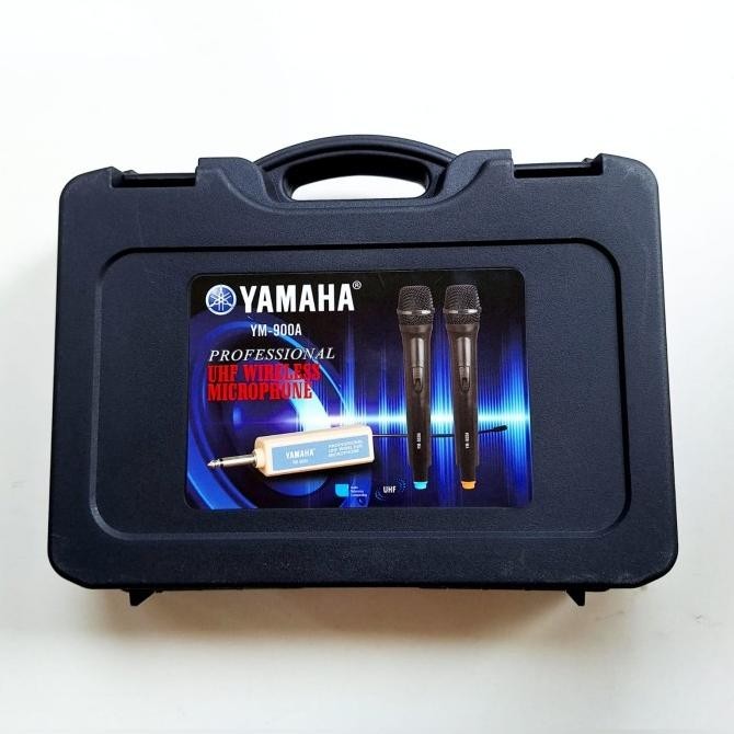 Mic wireless YAMAHA YM 900A Microphone tanpa kabel 2 mic
