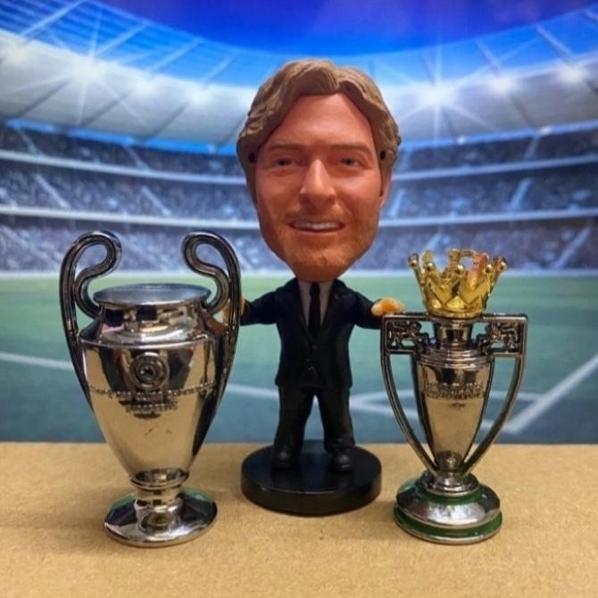 Figure Miniatur Piala Trofi Liga Inggris-Liga Champions-Piala Dunia -