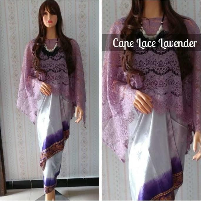 Stelan Kebaya Modern Brokat Cape Hijau Tosca Dan Lainnya