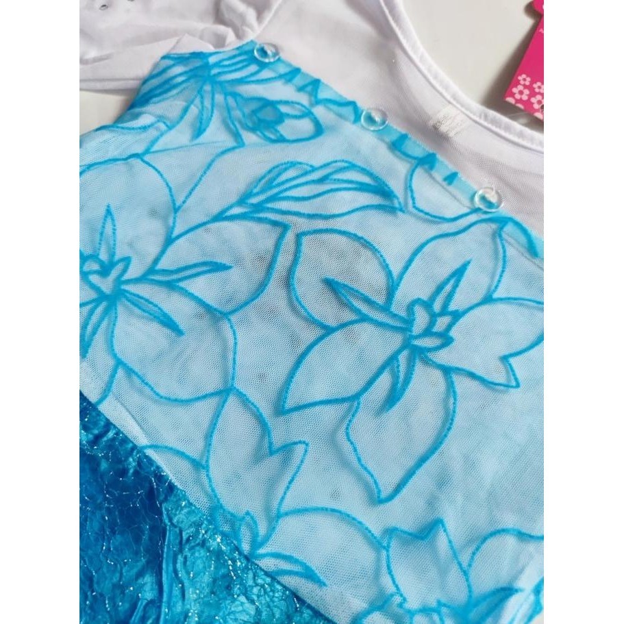 Baju Kostum Anak Frozen Elsa Dress Gaun Pesta Ultah