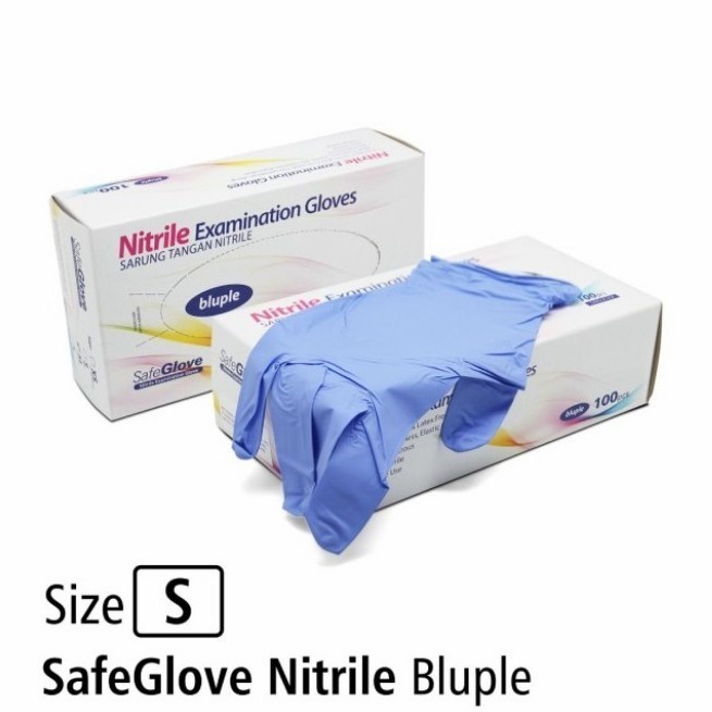 SAFEGLOVE NITRILE HANDSCOON SARUNG TANGAN NITRILE SAFEGLOVE SARUNG TANGAN DETEKTIF