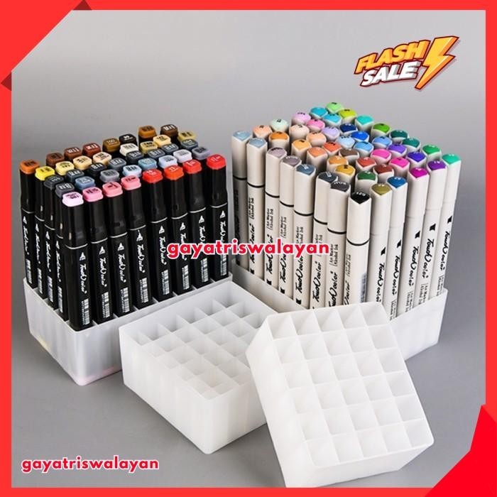 

30/48/80 SLOTS MARKER PEN STORAGE HOLDER PENYIMPANAN KUAS PENA MARKER BEST SELLER