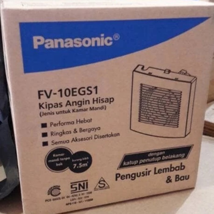 Hexos kamar mandi 10cm panasonic FV-10EGS1/FV10EGS