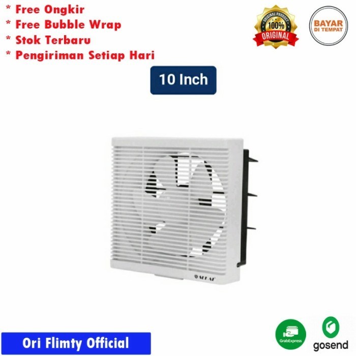 Kipas Angin Hexos Dinding Exhaust Fan Sekai 10 Inch