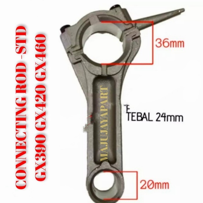 stang seher/connecting rod size STD gx390 gx420 gx460