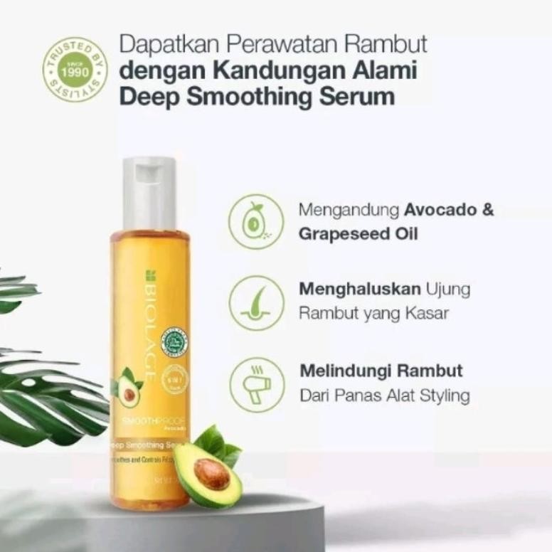 PROMOOO MATRIX BIOLAGE DEEP SMOOTHING SERUM/MATRIX VITAMIN RAMBUT SMOOTH SERUM 100ML ORIGINAL