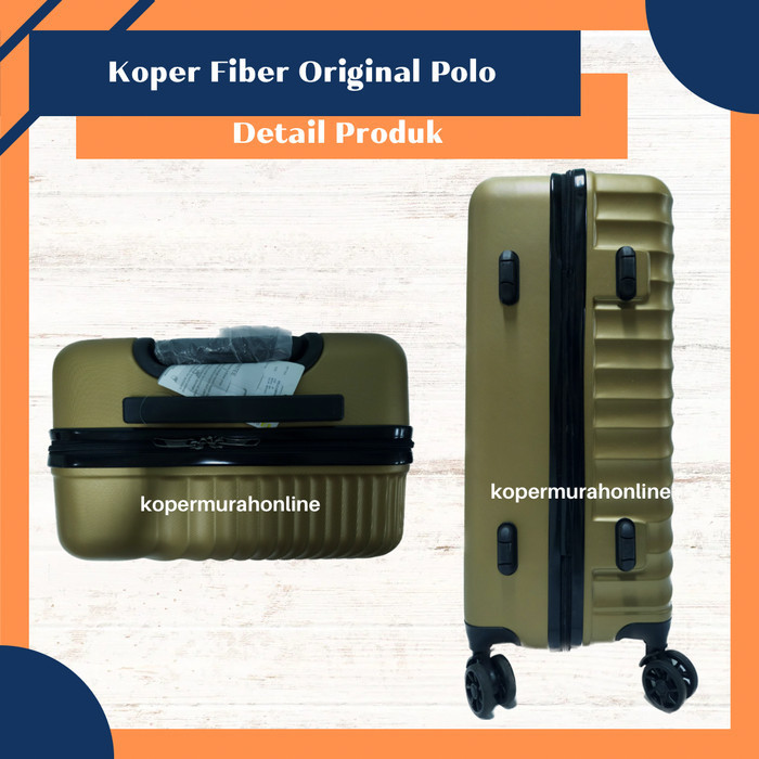 Koper Fiber Polo Twin 24 Inch Murah Tas Travel