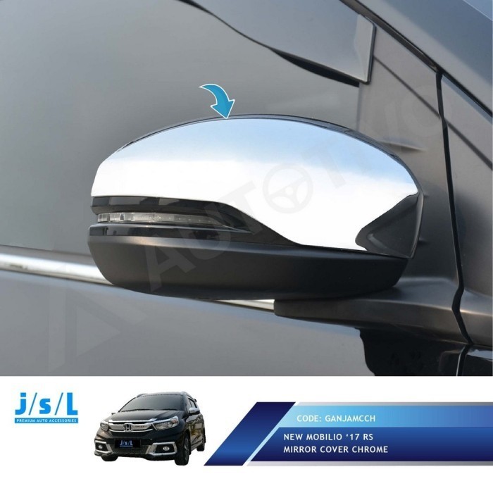 Mobilio 2017 Cover Kaca Spion/Mirror Cover Chrome/Aksesoris Mobilio Ori