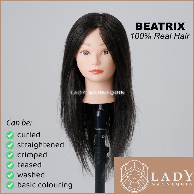 Patung Rambut Manekin Rambut Sanggul Salon Manekin Kepala Rambut