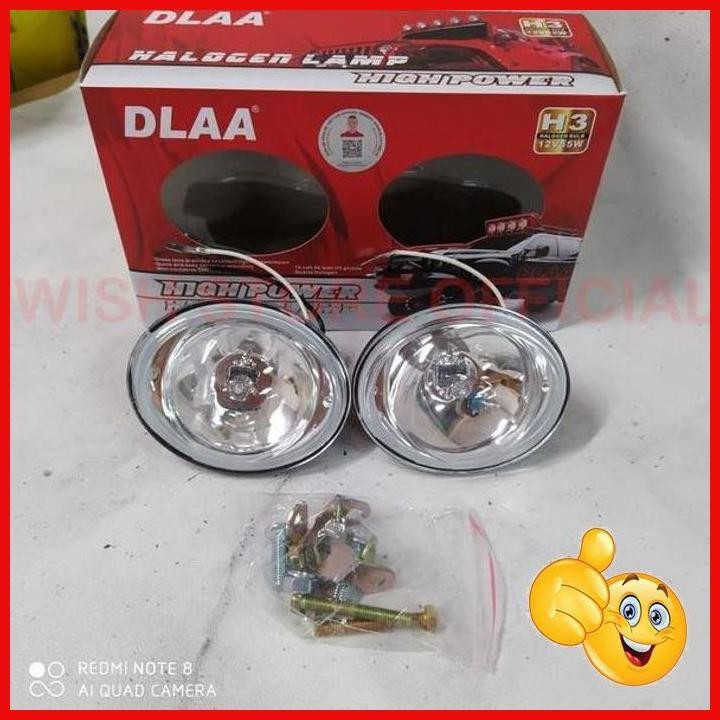 [WHO] FOG LAMP FOGLAMP LA690 MODEL OVAL TARUNA / BALENO / UNIVERSAL 4" SET