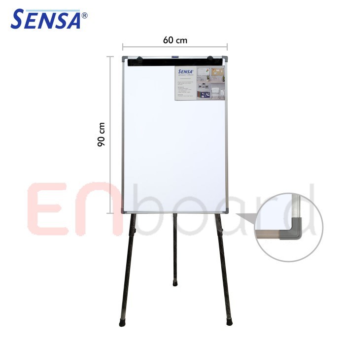 

Flip Chart / Flipchart / Papan Presentasi Non Magnet Sensa 60 X 90 Cm