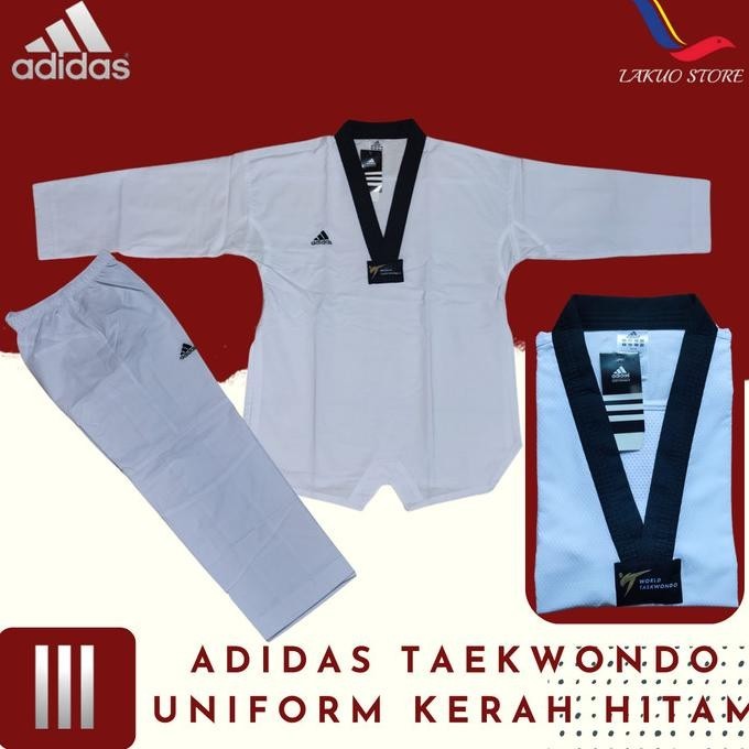 Dobok Adidas Fighter / Uniform Taekwondo / Seragam Taekwondo
