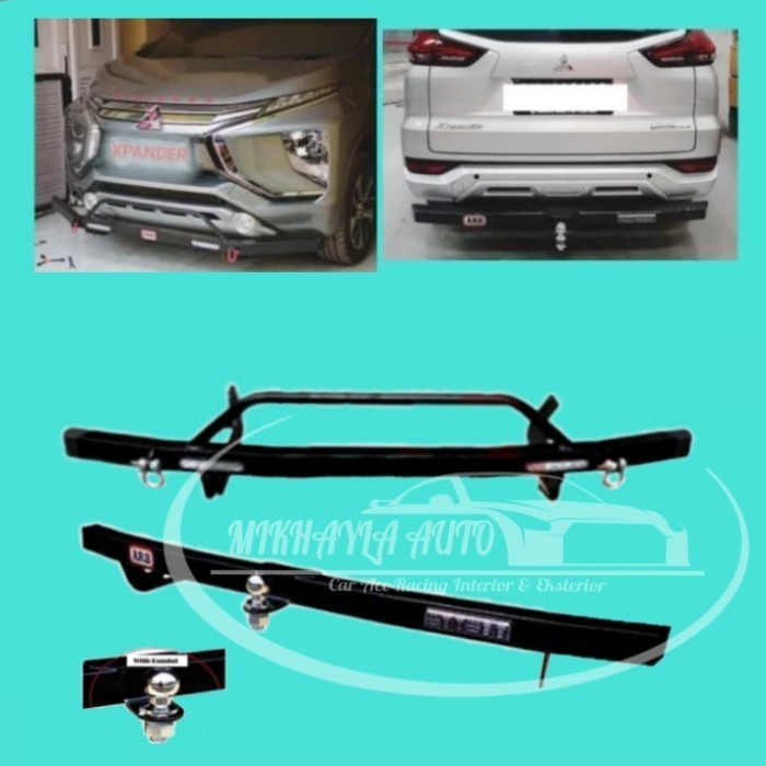 Paket Towing Bar Pelindung Bemper Depan Belakang Xpander
