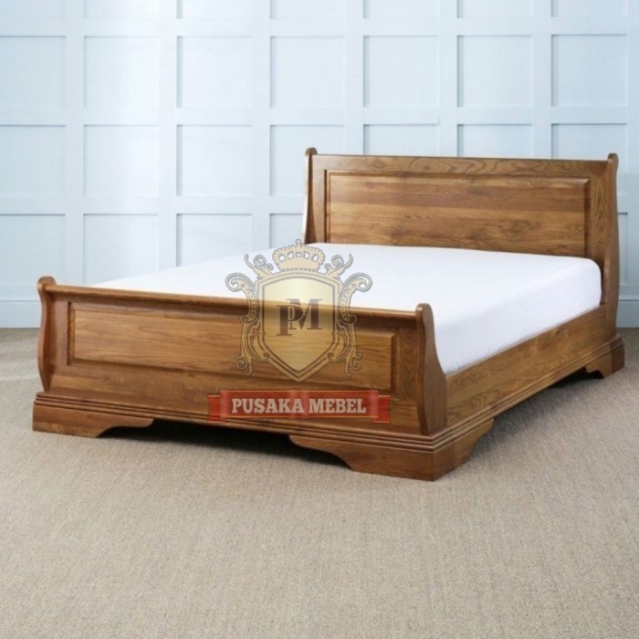 dipan rangka ranjang minimalis kayu jati 180x200, divan kayu jati asli