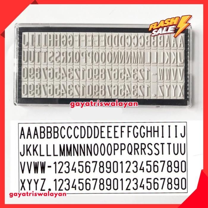 

DIY STEMPEL 264 LETTERS RANGKAI HURUF & TEKS SENDIRI SESUAI KEBUTUHAN KUALITAS PRODUK TERBAIK