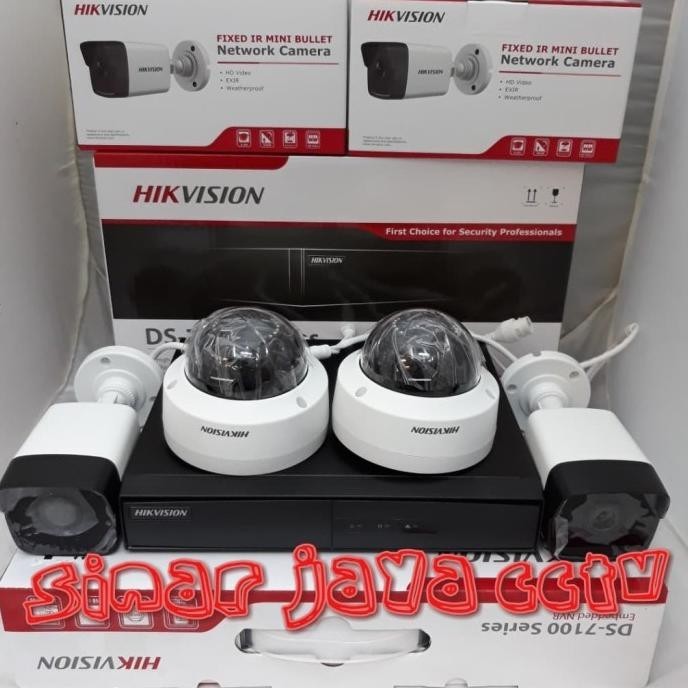 PAKET CCTV IP CAMERA HIKVISION 2MP