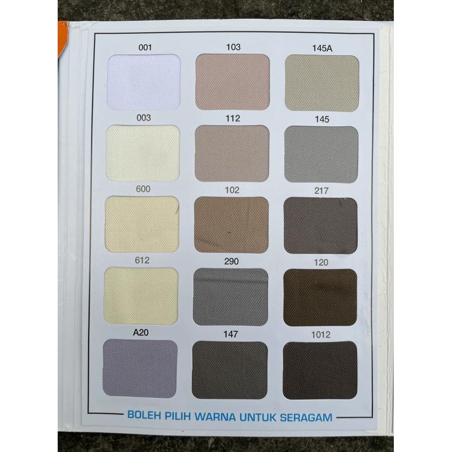 Japan Drill Verlando Kain Seragam Verlando Japan Drill Best Seller