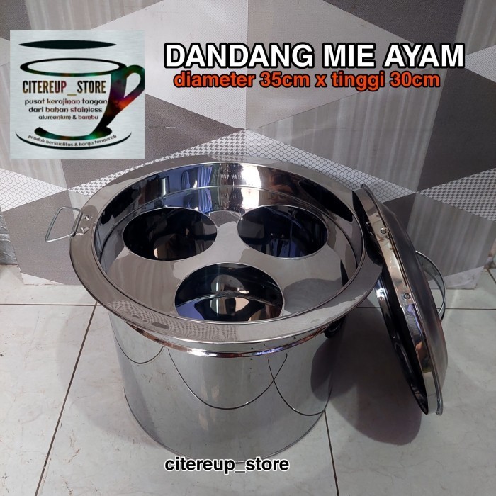 Dandang mie ayam stainless / Panci mie ayam bakso