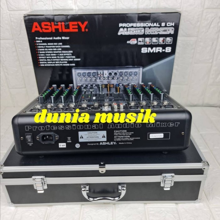 Mixer Audio Ashley Smr8 Smr 8 (8Channel) Original Ashley