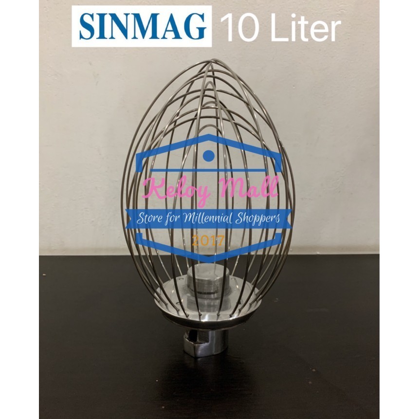 MIXER SINMAG 10 LITER SM-101 AKSESORIS WHISK WHIP