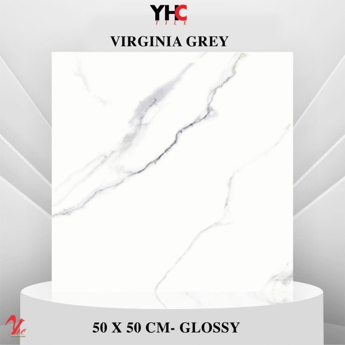 Terbaru Kramik Lantai Motif Marmer Putih Carara 50X50 Promo Terlaris