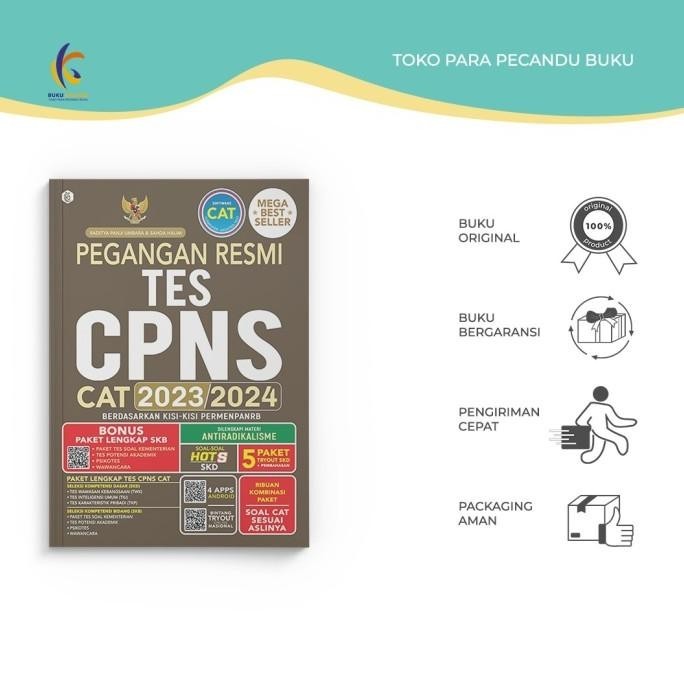 

Buku Referensi - Pegangan Resmi Tes CPNS CAT 2023/2024 - Bukukaluku