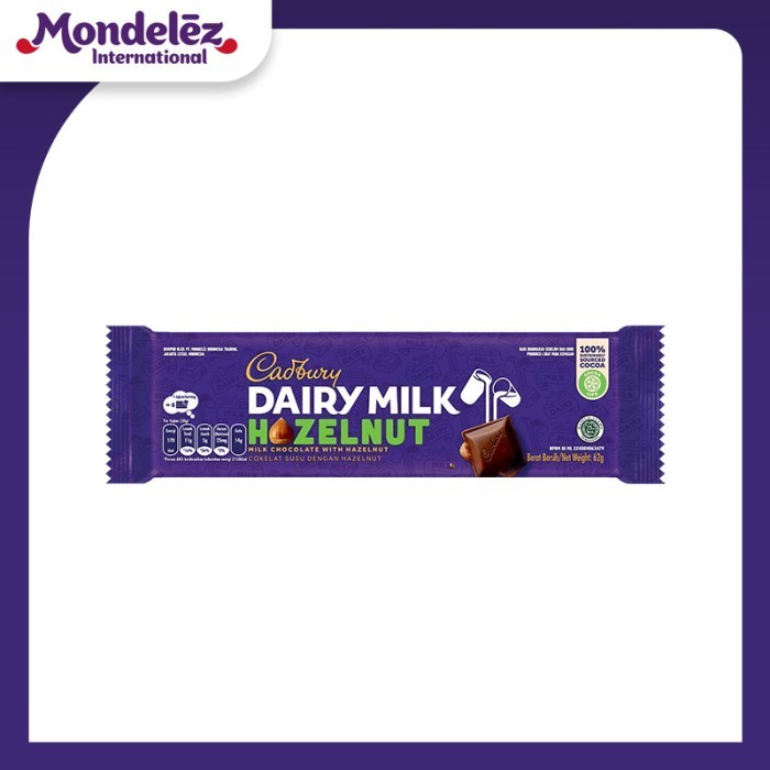 

CADBURY COKELAT RASA HAZELNUT 62GR - TRIPLEPACK