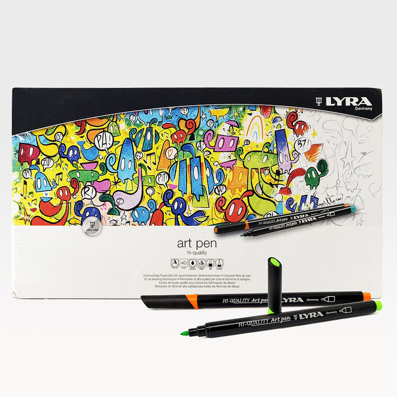 

Lyra-Art Pen Metal Box 40 Pcs
