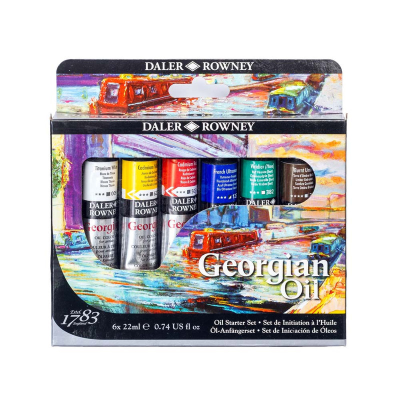 

Daler-Rowney Georgian Oil 6X22Ml Starter Set