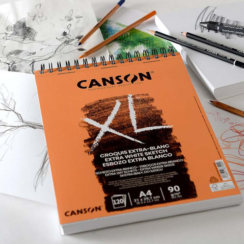 

Canson XL Sketch 120Sheets A4 90G