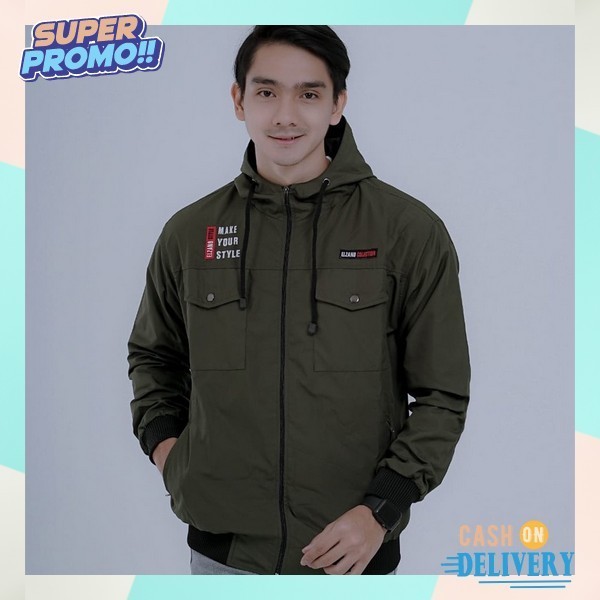 Jakrt Peria Bahan Tebal Jaket Casual Pria Jacket Simple Original Jaker Cwok Korean Style Jscket Mura