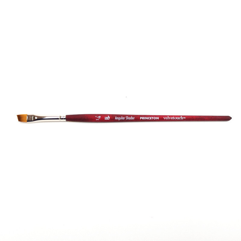

Princeton Velvetouch Synthetic Short Handle Angle Shader Sz 1/4In