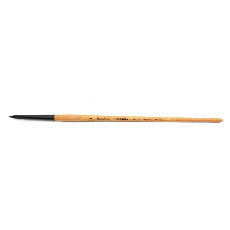 

Princeton Catalyst Synthetic Long Handle Round Sz 6