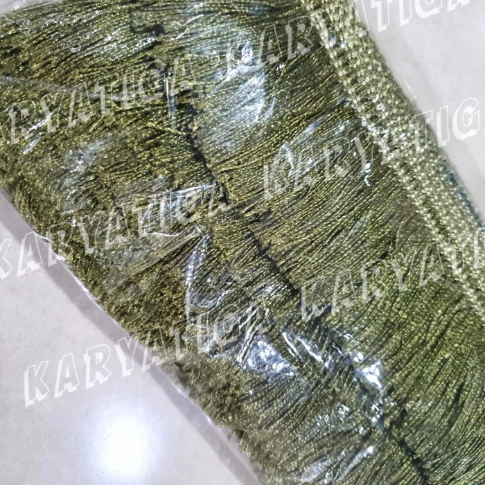 

Renda Rumbai Sisir (Halus) Lebar 5 cm - Panjang 15 Yard - Batch 2