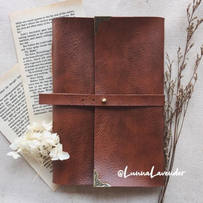 

Traveler'S Notebook Journal Brown Vintage Buku Jurnal Diy Unik