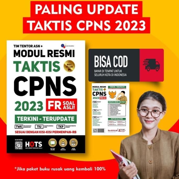 

BUKU CPNS 2023 / MODUL RESMI TAKTIS CPNS 2023 FR SOAL ASLI TERKINI -