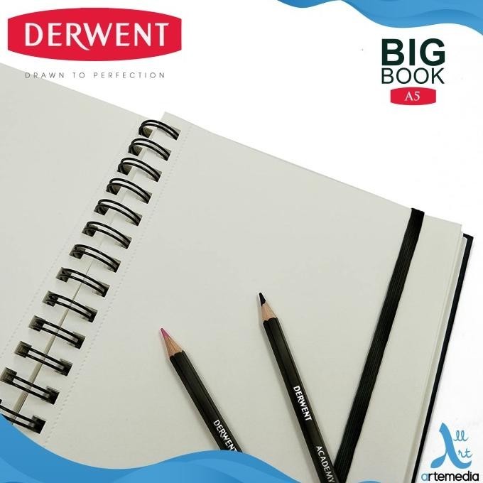 

Buku Sketsa Derwent A5 Big Book Hard Cover Wire Bound Sketchbook