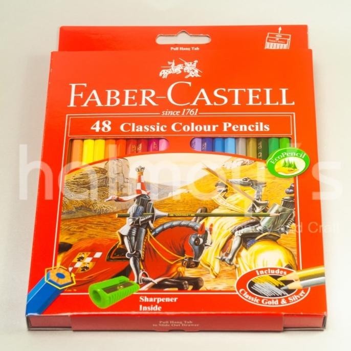 

Pensil / Kelir Warna Kayu Faber Castel Classic 48 Warna Long
