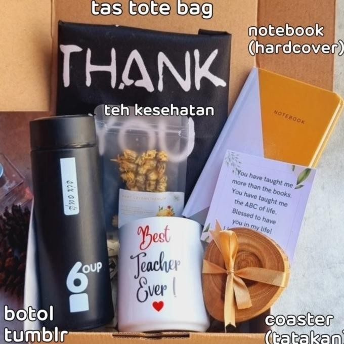 

Hampers Guru Notebook Tumblr / Hadiah Guru / Teacher Gift Hampers