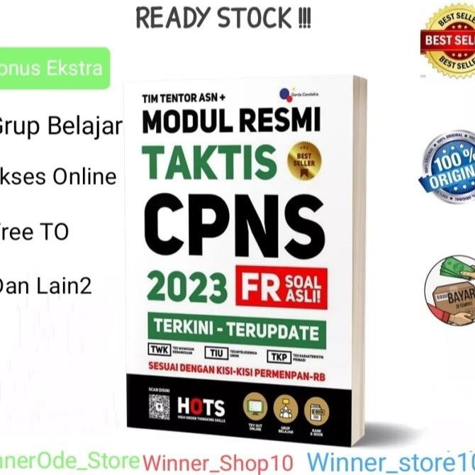 

BUKU MODUL RESMI TES CPNS 2023||SESUAI FR SOAL ASLI- TERUPDATE