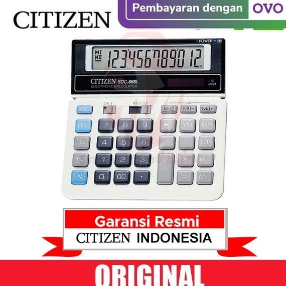 

promooo baru kalkulator citizen sdc-868l original