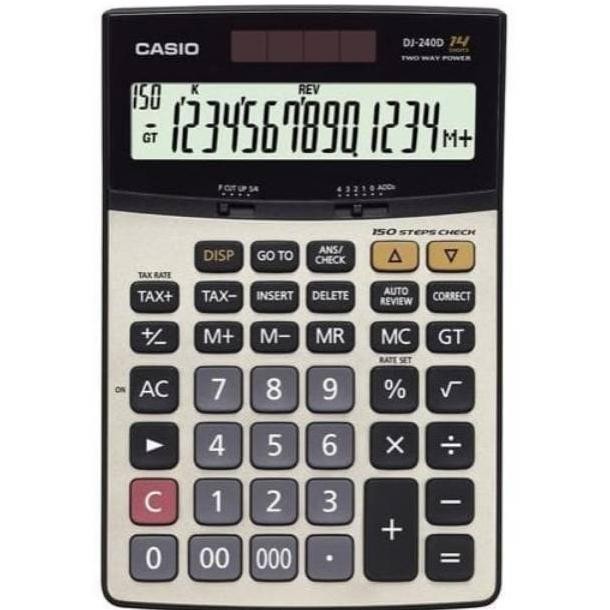 

promooo baru casio dj-240d - check & correct calculator / kalkulator desktop dj240d