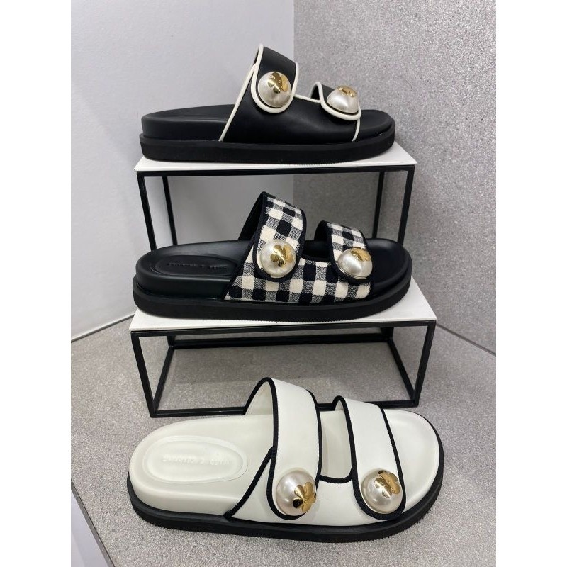 #1-71720053 Coco Pearl - Jast[p] CK ORIGINAL COUNTER SLIDE SANDAL PLATFORM STORE AUTHENTIC ASLI MALL