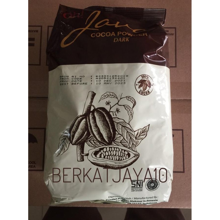 

Oh BT Java Dark Cocoa Powder 1kg Coklat Bubuk Premium Keto