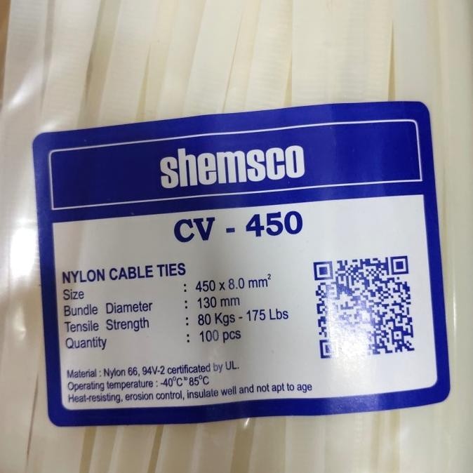 

KABEL TIES 45CM X 8MM -NYLON KABEL TIS
